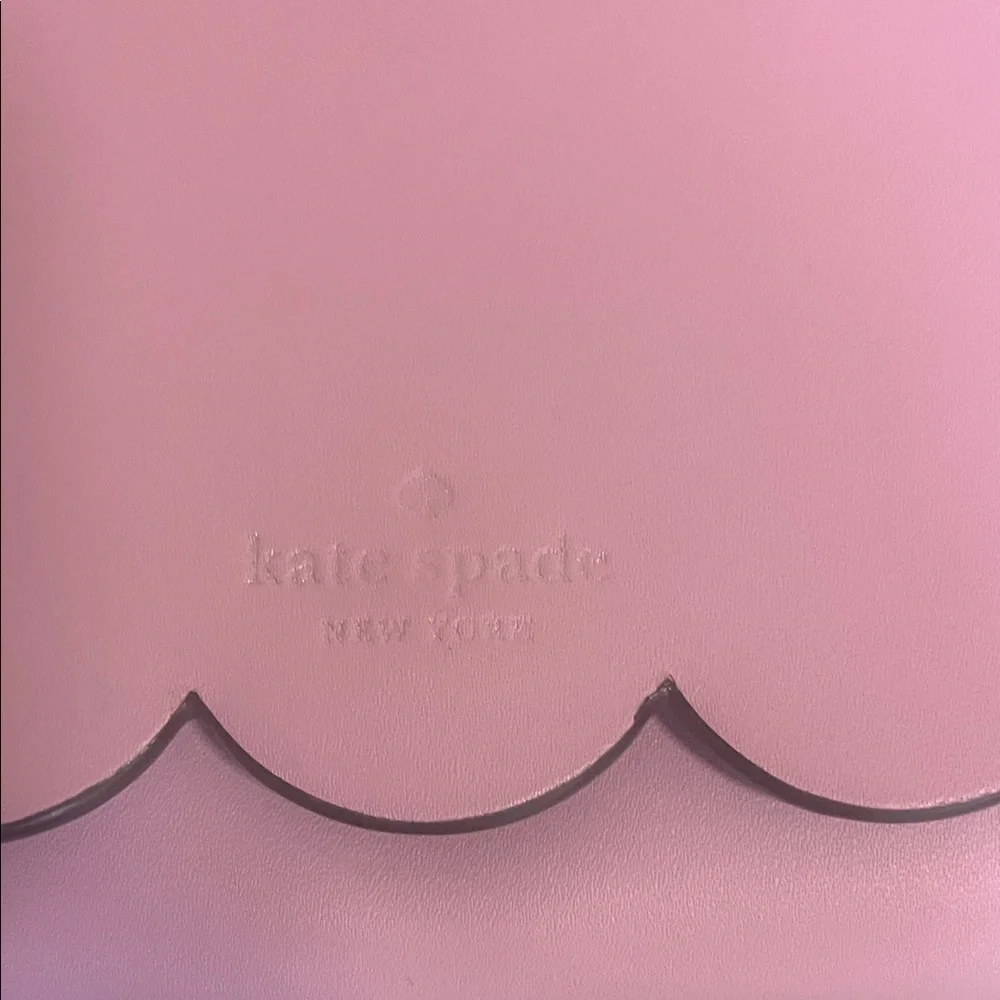 kate spade Pink Scallop-Trim Leather Crossbody Bag - Picture 4 of 5